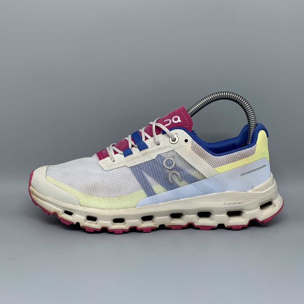 On Cloudventure Trail Pink Blue Running Shoes Women's Sz‎ 8 - Picture 8 of 11